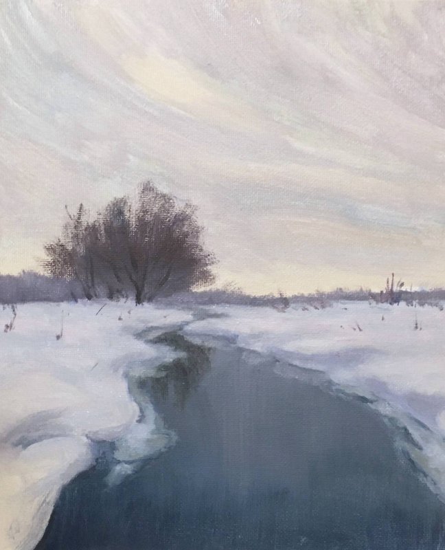 Snow river